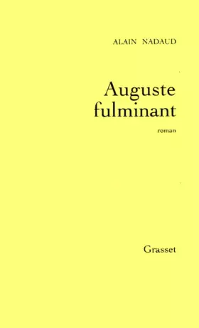 Couverture du produit · Auguste fulminant