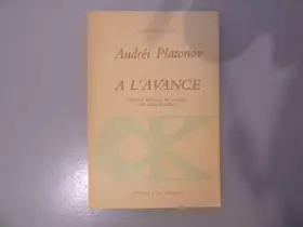 Couverture du produit · À l'avance (Collection Classiques slaves)