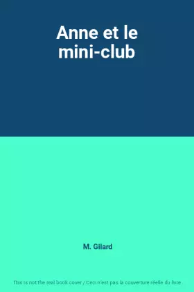 Couverture du produit · Anne et le mini-club