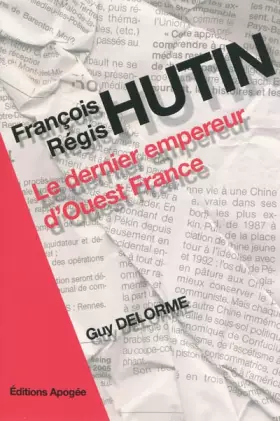 Couverture du produit · François-Régis Hutin