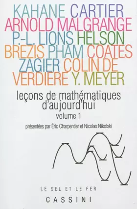 Couverture du produit · Leçons de mathématiques d'aujourd'hui : Volume 1
