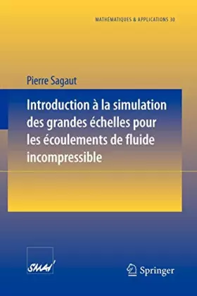Couverture du produit · Introduction à la simulation des grandes échelles pour les écoulements de fluide incompressible