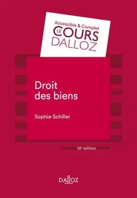 Couverture du produit · Droit des biens 10ed