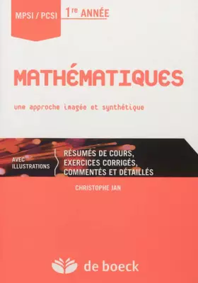 Couverture du produit · Mathématiques : Une approche imagée et synthétique