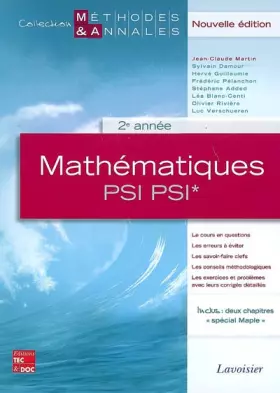 Couverture du produit · Mathématiques PSI PSI* 2e année : Licences scientifiques