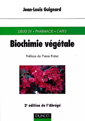 Couverture du produit · Biochimie végétale, deuxième édition de l'abrégé
