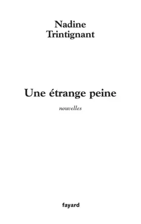 Couverture du produit · Une étrange peine