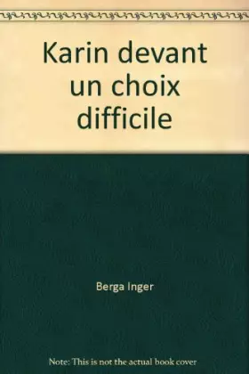 Couverture du produit · Karin devant un choix difficile
