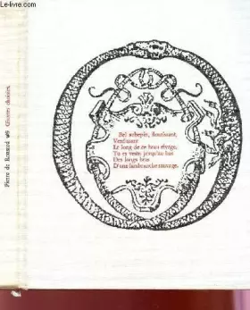 Couverture du produit · PIERRE DE RONSARD - OEUVRES CHOISIES / VOLUME 4 DE LA COLLECTION POESIE.