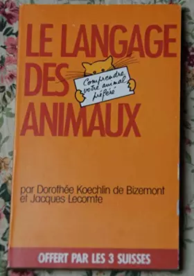 Couverture du produit · Le langage des animaux