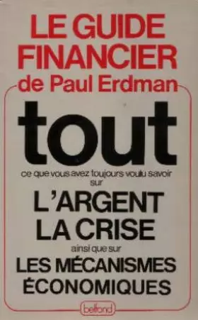 Couverture du produit · Le guide financier de Paul Erdman