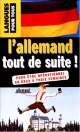 Couverture du produit · L'allemand tout de suite