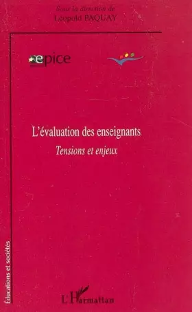 Couverture du produit · L'évaluation des enseignants: Tensions et enjeux