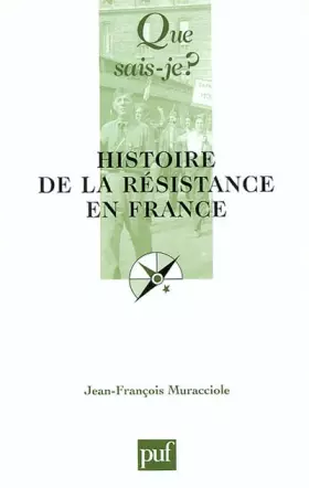 Couverture du produit · Histoire de la résistance en France
