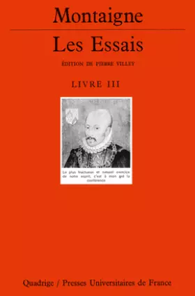 Couverture du produit · Les Essais, livre 3