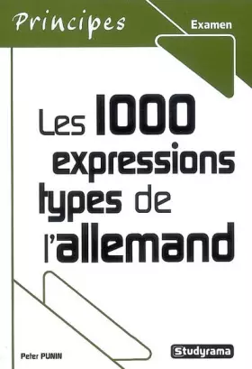 Couverture du produit · Les 1000 expressions types de l'allemand