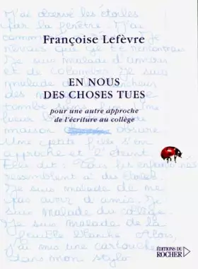 Couverture du produit · En nous des choses tues