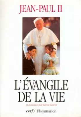 Couverture du produit · L'EVANGILE DE LA VIE