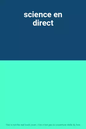 Couverture du produit · science en direct
