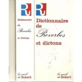 Couverture du produit · Dictionnaire de proverbes et dictons