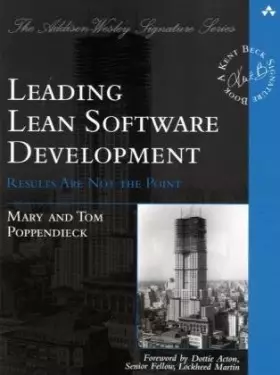 Couverture du produit · Leading Lean Software Development: Results Are not the Point