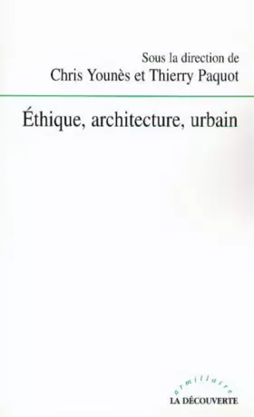 Couverture du produit · Ethique, architecture, urbain