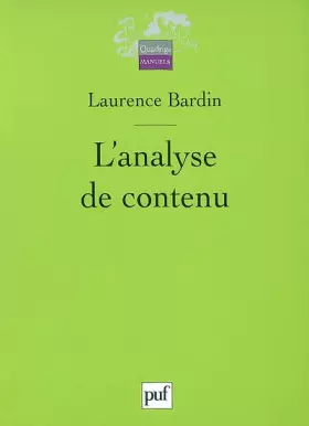 Couverture du produit · L'analyse de contenu