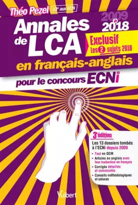 Couverture du produit · Annales de LCA en français-anglais pour le concours ECNi: 2009 à 2018 : en exclusivité les 2 sujets 2018