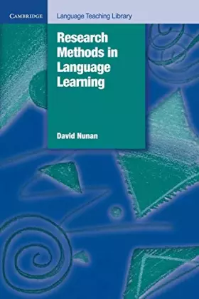 Couverture du produit · Research Methods in Language Learning (Cambridge Language Teaching Library)