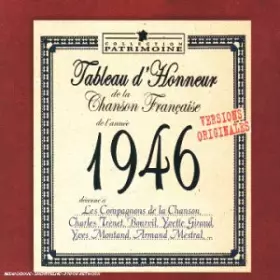 Couverture du produit · 1946-Tableau d'honneur De La Chanson Française