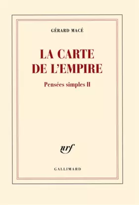 Couverture du produit · Pensées simples, II : La carte de l'empire