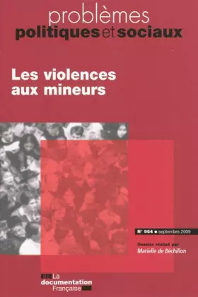 Couverture du produit · Les violences aux mineurs (N.964 Septembre)
