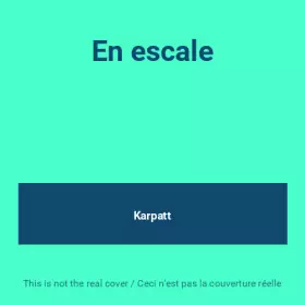 Couverture du produit · En escale