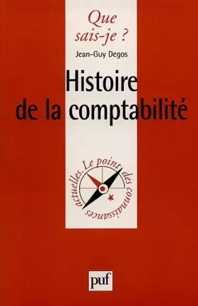 Couverture du produit · Histoire de la comptabilité