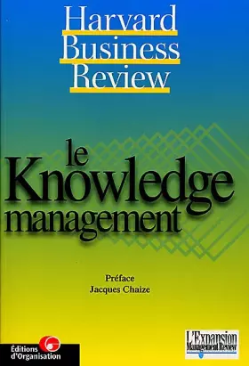 Couverture du produit · Le Knowledge Management