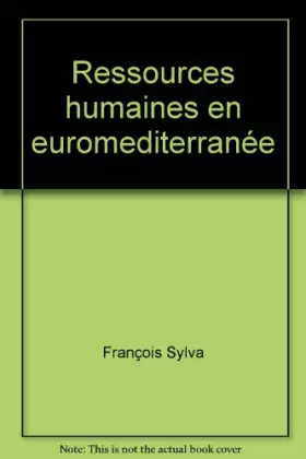 Couverture du produit · Ressources humaines en euromediterranée