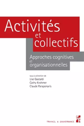 Couverture du produit · Activités et collectifs: Approches cognitives et organisationnelles