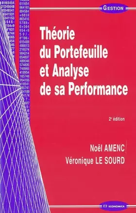 Couverture du produit · Théorie du Portefeuille et Analyse de sa performance