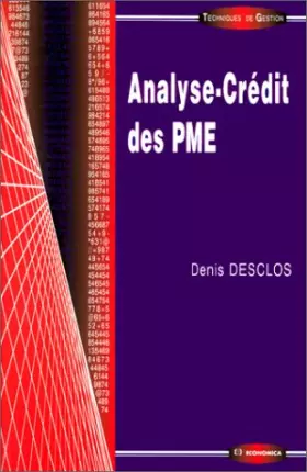 Couverture du produit · Analyse crédit des PME