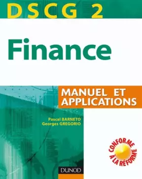 Couverture du produit · Finance DSCG 2 : Manuel et applications