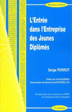 Couverture du produit · L'entrée dans l'entreprise des jeunes diplomes