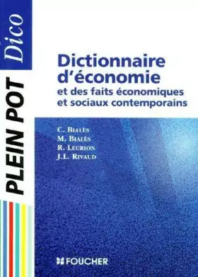 Couverture du produit · DICT. D'ECO., FAITS ECO. ET SOCIAUX CONTEMP.