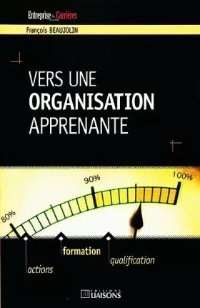 Couverture du produit · Vers une organisation apprenante