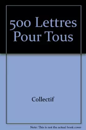 Couverture du produit · 500 LETTRES PTL JOURS