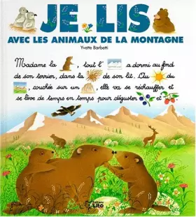 Couverture du produit · Je lis avec les animaux de la montagne
