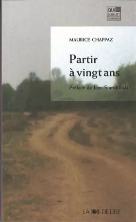 Couverture du produit · Partir à vingt ans