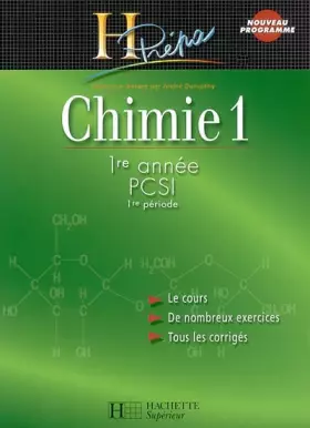 Couverture du produit · Chimie, tome 1, PCSI, 1ère période : Cours et exercices corrigés