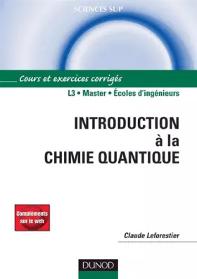 Couverture du produit · Introduction à la chimie quantique - Livre+compléments en ligne