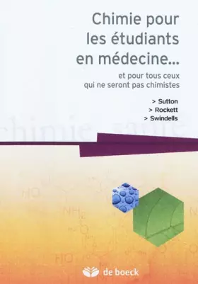 Couverture du produit · Chimie pour les étudiants en médecine...et pour tous ceux qui ne seront pas chimistes