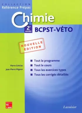 Couverture du produit · Chimie 2e année BCPST-Véto